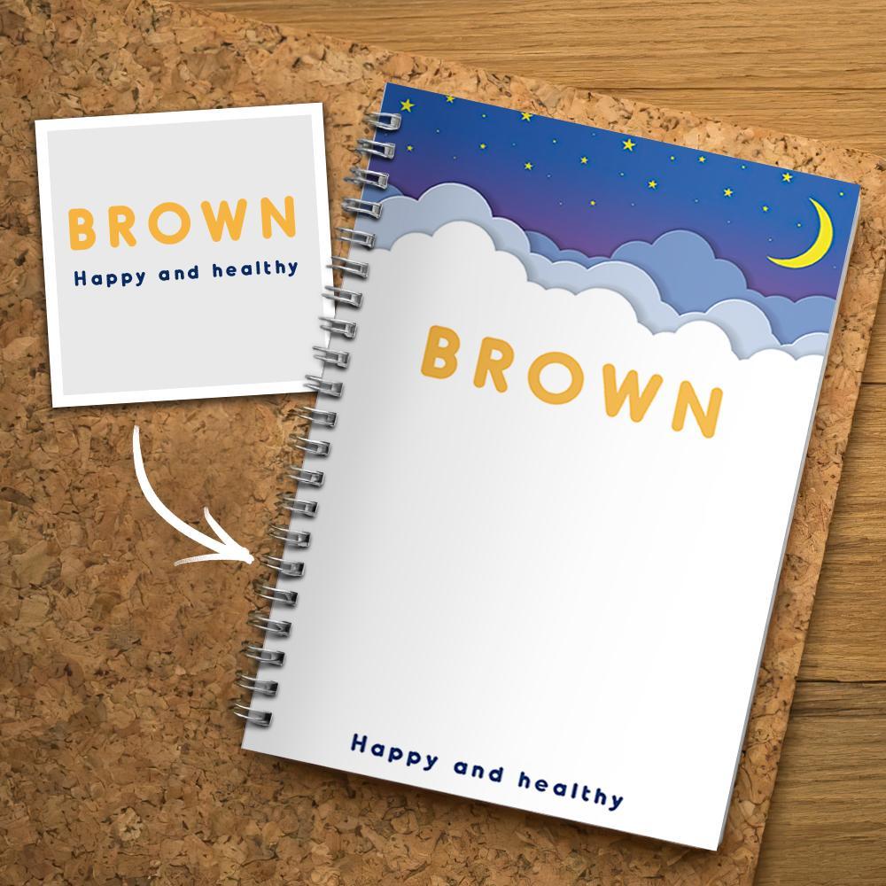 Ruled Spiral Notebook Moon Back To School Gifts 14*21CM - Image 2