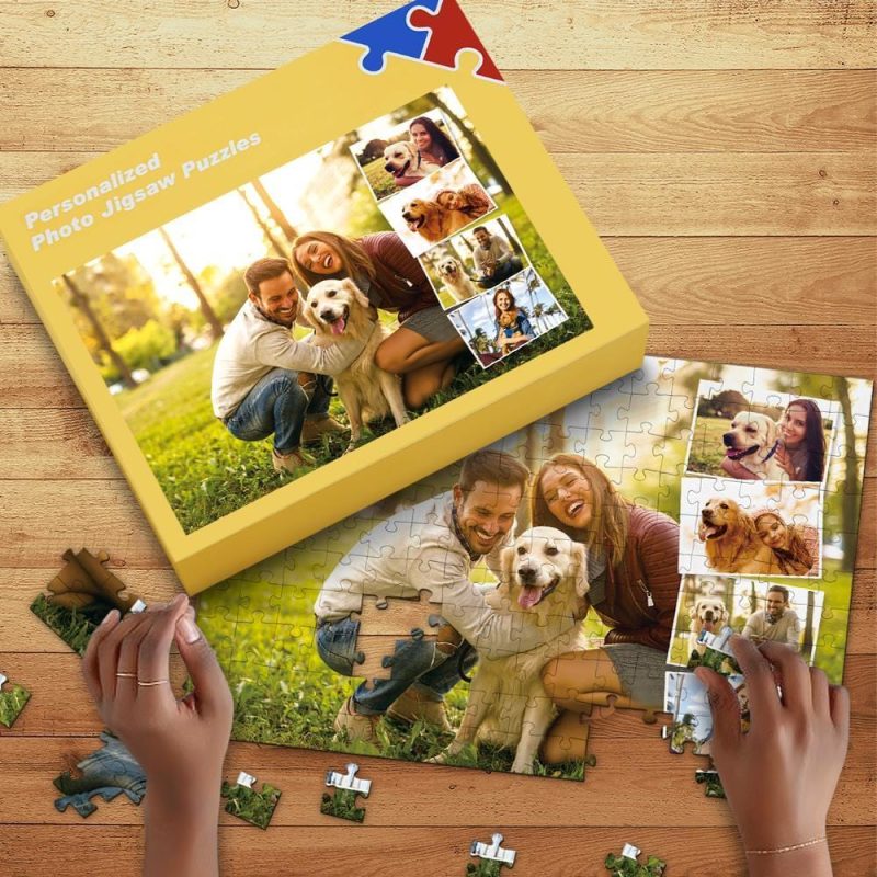 Personalized Jigsaw Puzzle Pet Memorial Gift For Dog Lover