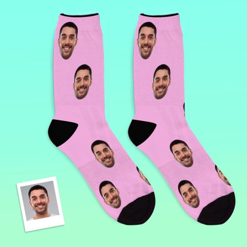 Custom Socks with Faces and Text Gifts for Him Multiple Colors and Styles Available Superproduct