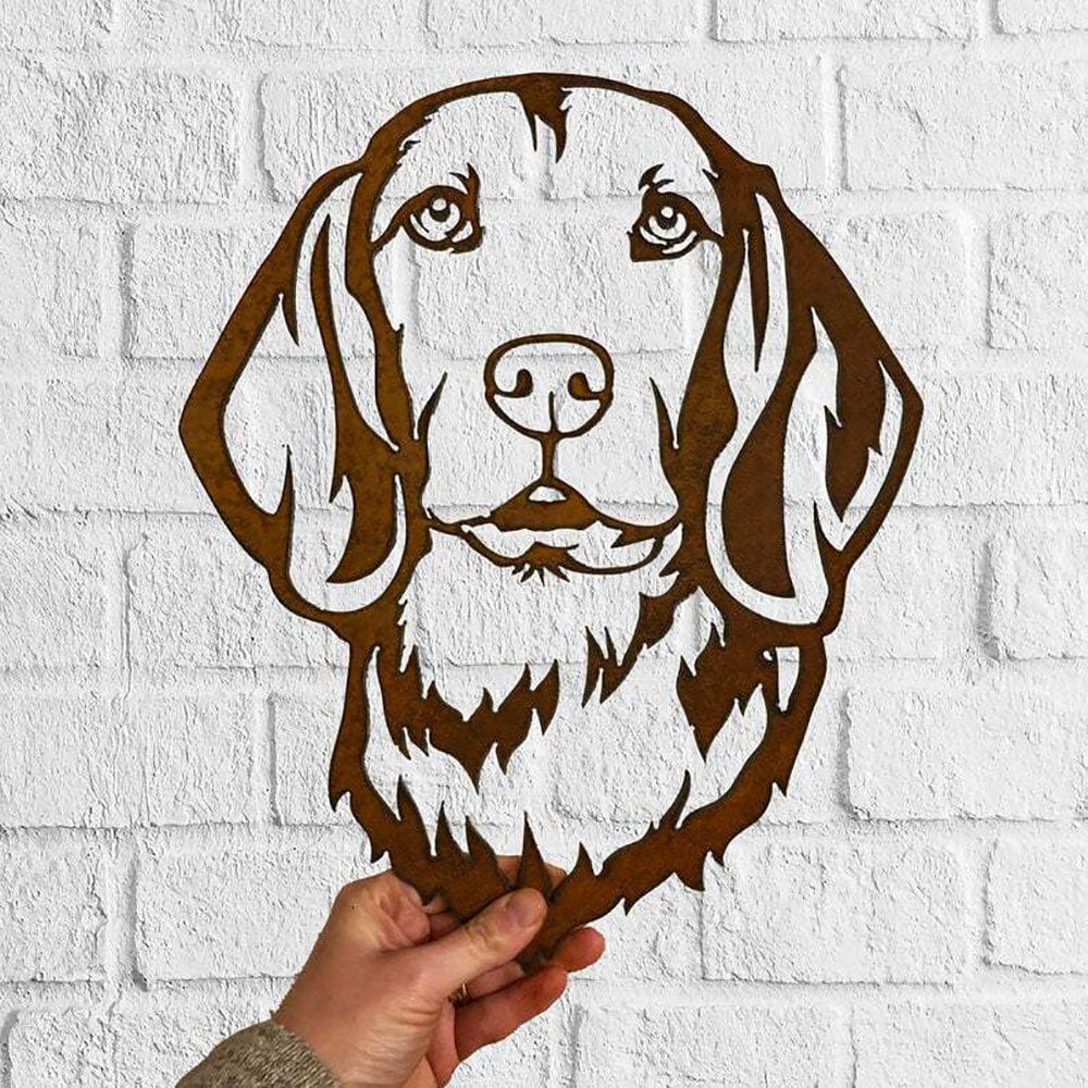 Dog Metal Wall Art Hanging Home Decor Puppy Pet Beagles