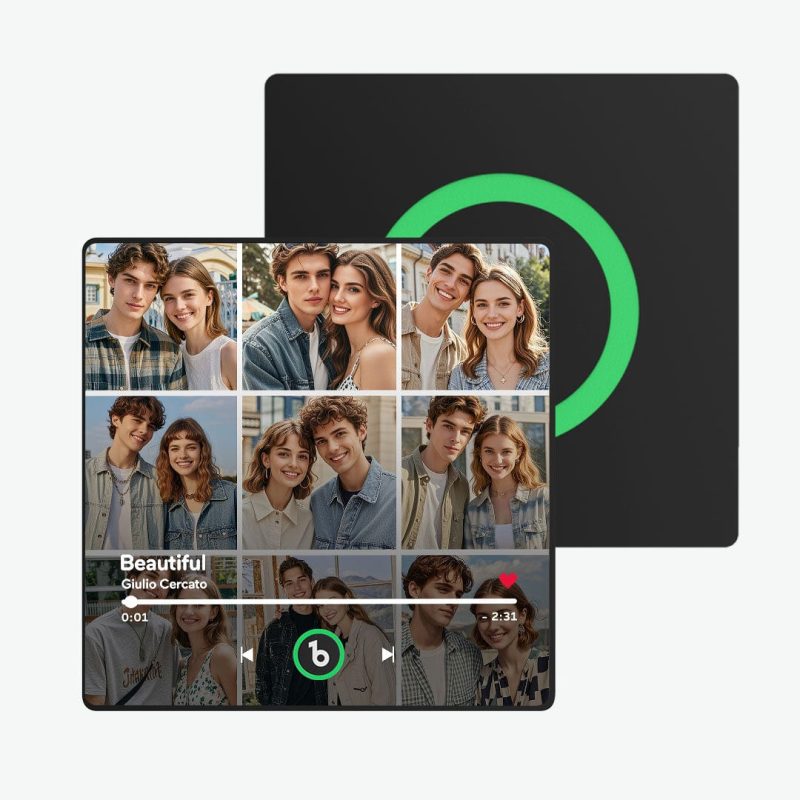 Custom Music Fridge Magnet And Photo Customized Music Wall Photo Sticker Music Movement That Can Be Played Valentines Day Gift For Couple