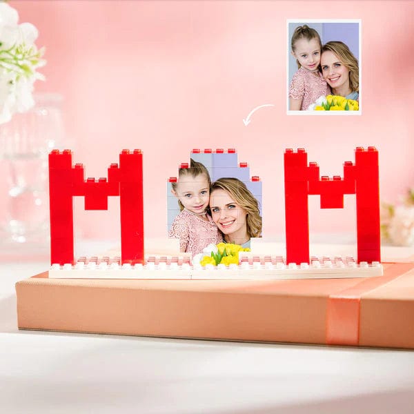 Custom Building Brick Photo Block Personalised Mom Brick Puzzles Mother’s Day Gifts