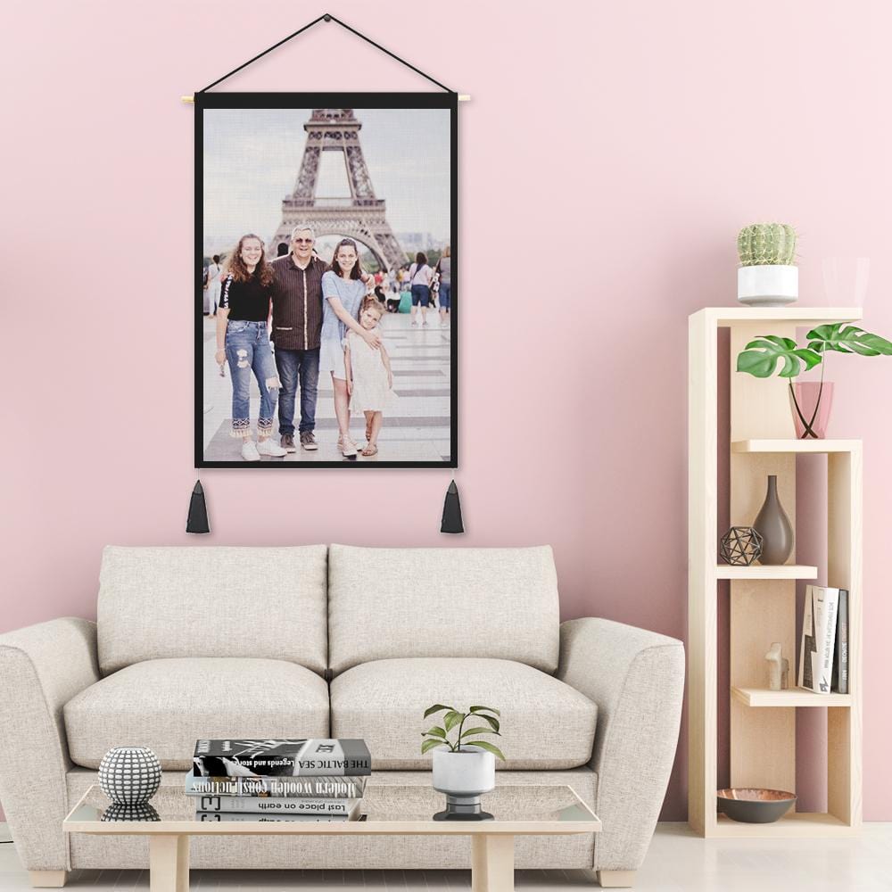 Father's Day Gift Family Photo Tapestry Home Decor - Image 2