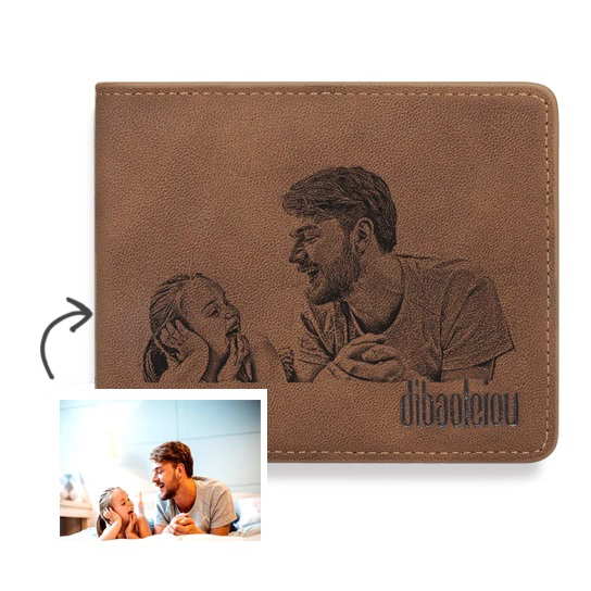 Men’s Custom Photo Wallet – Best Gift For Father