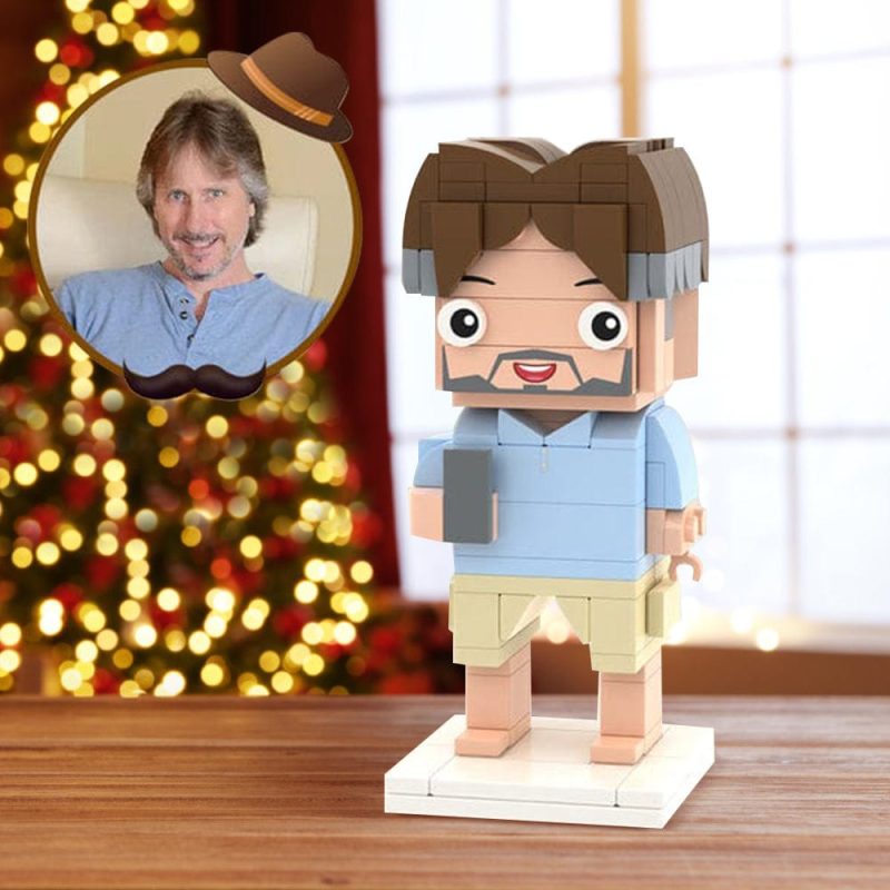 Christmas Gifts Custom Brick Figures Full Body Customizable 1 Person Brick Figures
