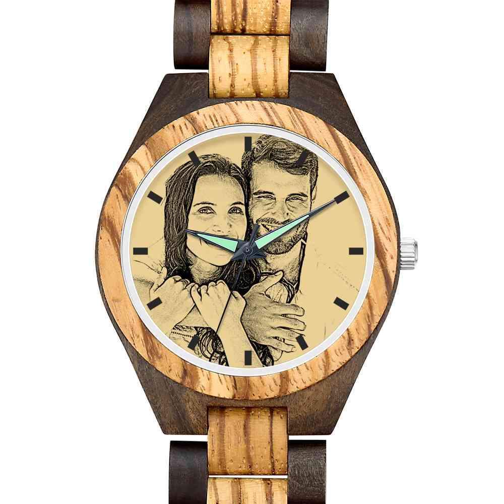 Custom Wooden Watch Gift For Boyfriend Birthday Gifts - Image 2