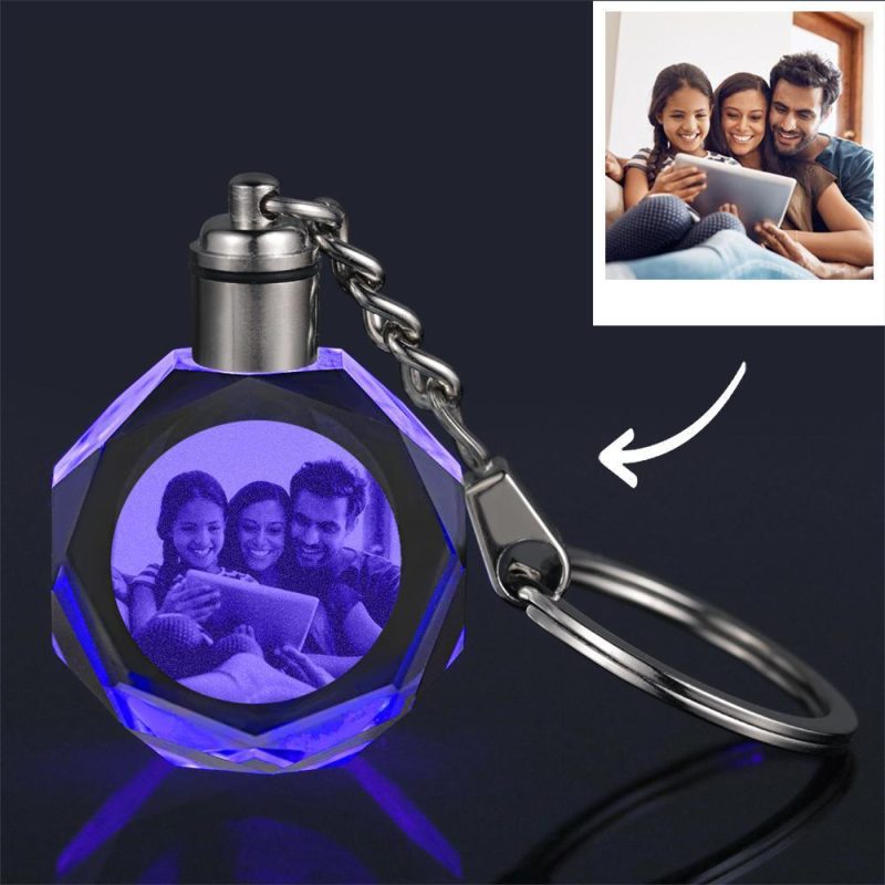 Custom Keychain Crystal Gifts For Family