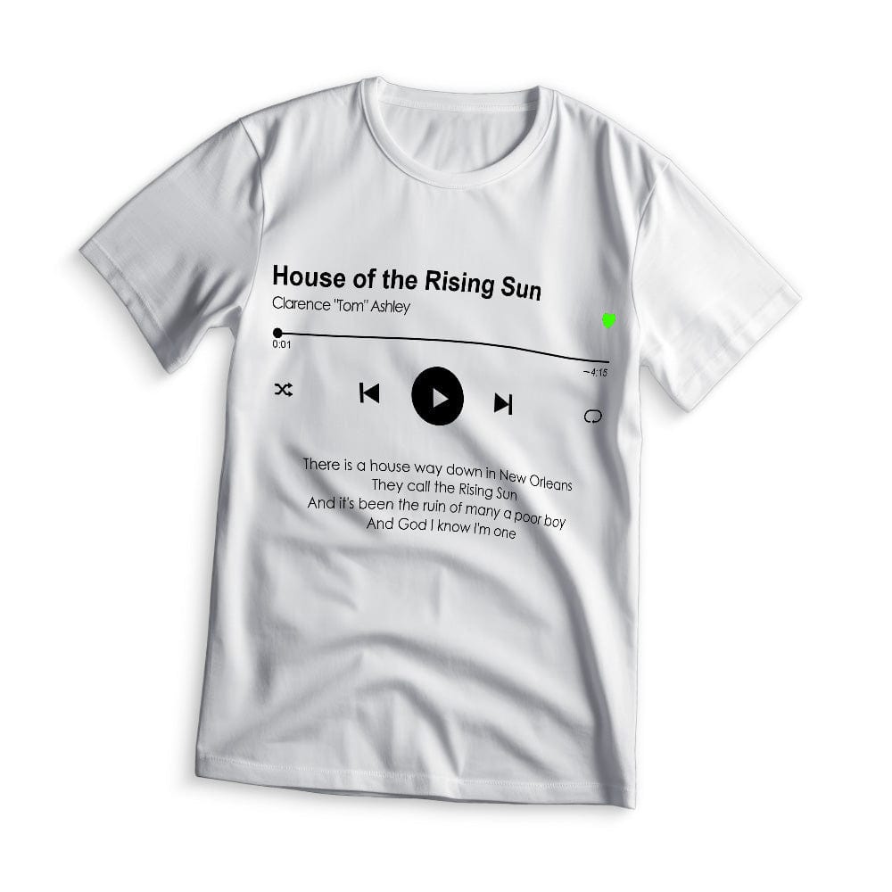 Custom Music T-shirt Personalized Your Favorite Song T-Shirt Unisex - Image 5