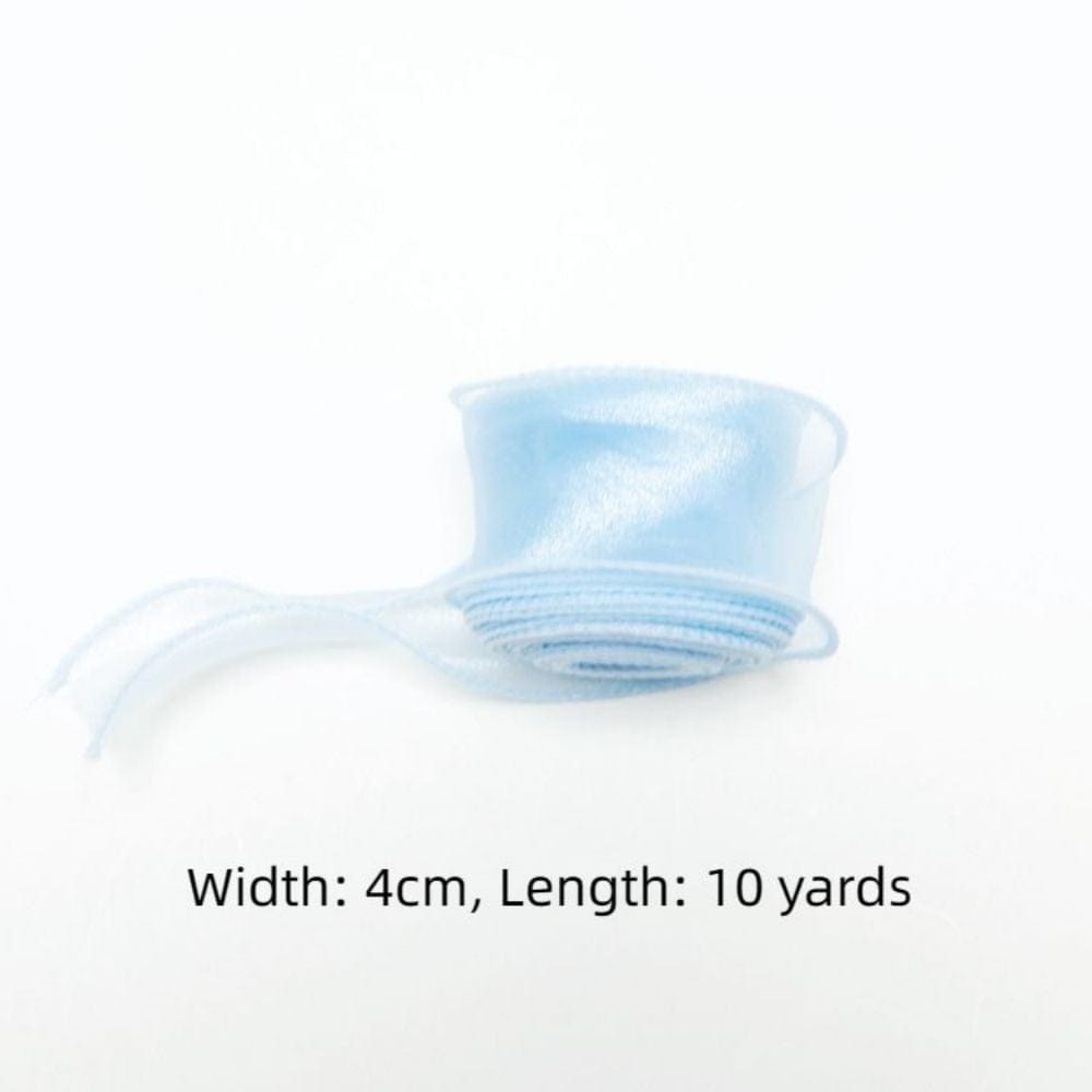 Craft Fabric Ribbon for Gift Wrapping Floral Bouquets Wedding Party Decoration - Image 3