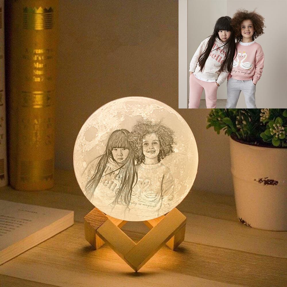 Personalized Moon Lamp Anniversary Gift For Friend Sympathy Gifts for Friend - Image 4