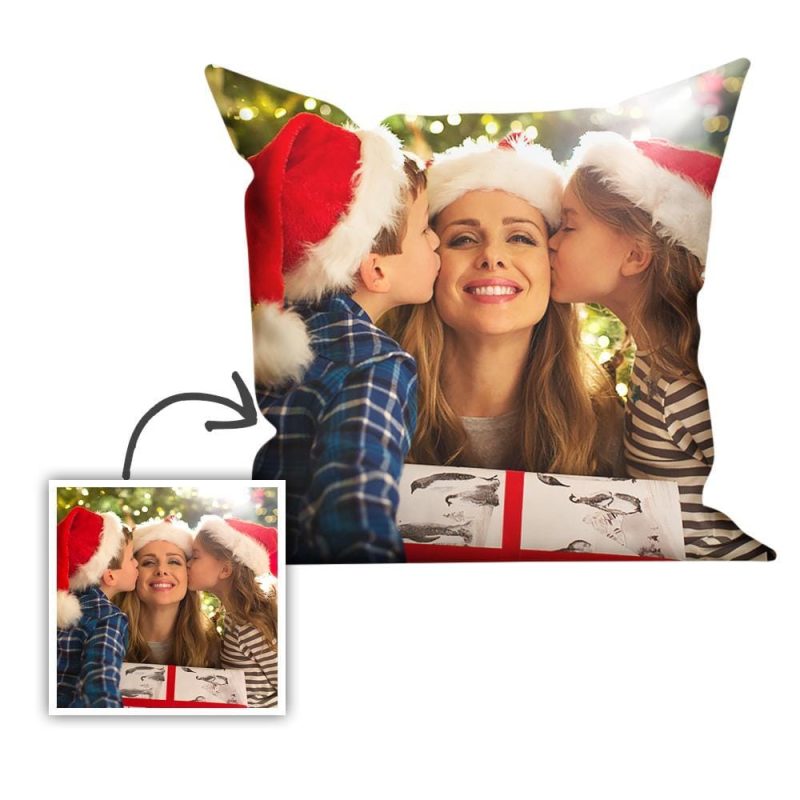 Custom Christmas Gifts Photo Pillow Family Gift