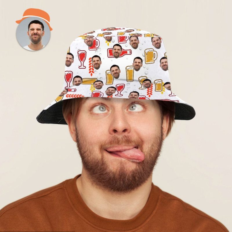 Custom Bucket Hat Beer Bucket Hat Summer Gifts For Men