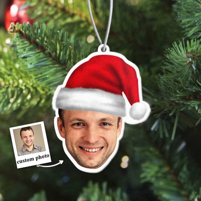 Custom Christmas Car Air Freshener Rearview Mirror Ornament Christmas Gifts for Him