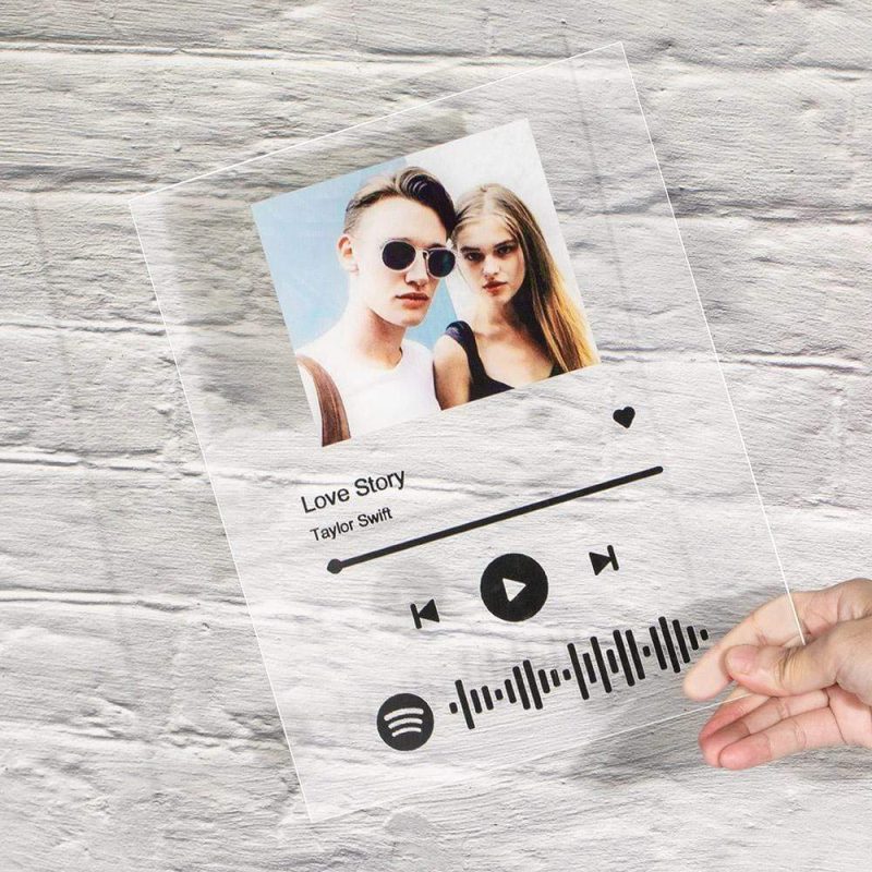 Personalized Spotify Plaque Anniversary Gift Valentines Day Gifts – Buy 1 Get 1 Free
