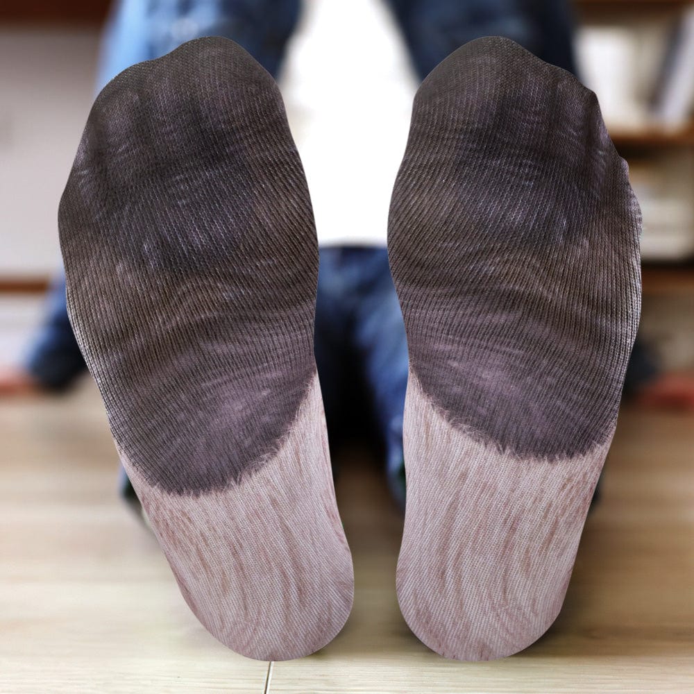 Funny 3D Print Animal Socks Feet Socks Funny Socks Gifts - Ape Feet - Image 2