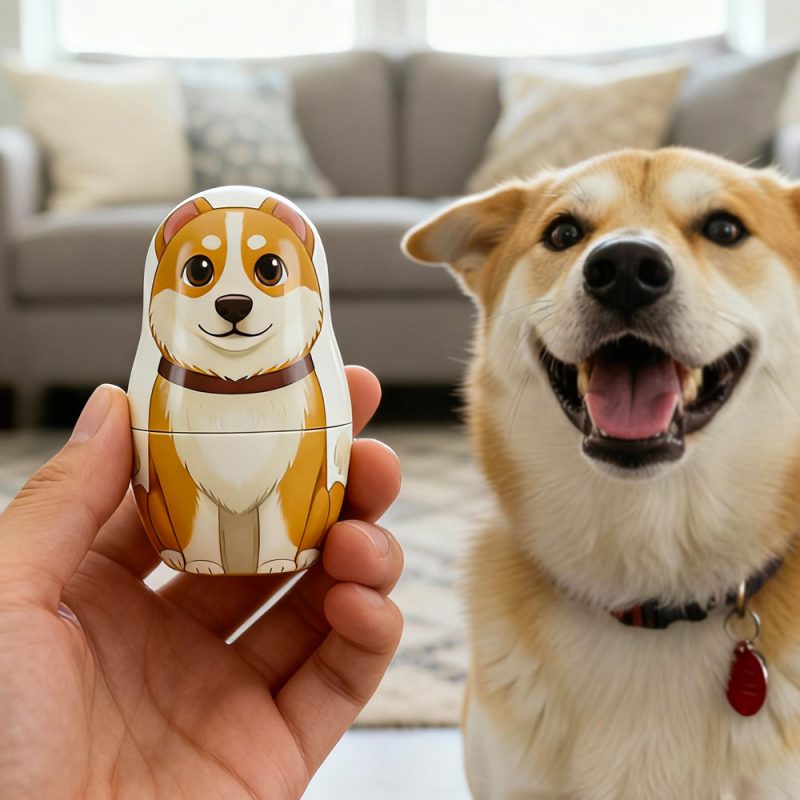 Personalized Portrait Nesting Doll with Preview Effect Custom Photo Family Portrait Cartoon Style Gift Photo Christmas Gift – soufeeluk