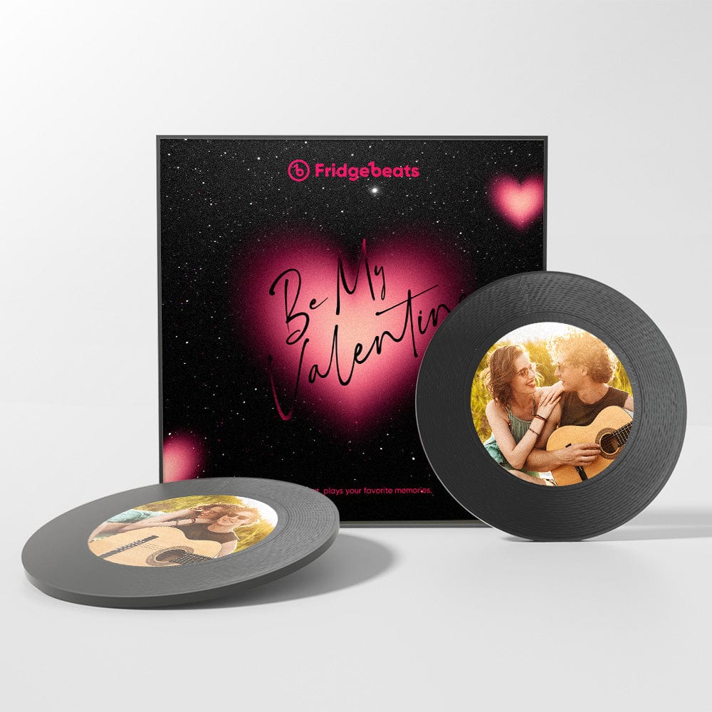 Custom Music & Photo Fridge Magnet Can Customize 1-6 Vinyl and Songs - Image 2