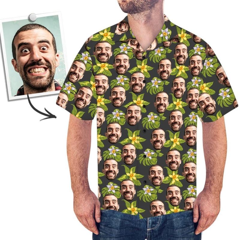 Printed Hawaiian Shirt – Flower