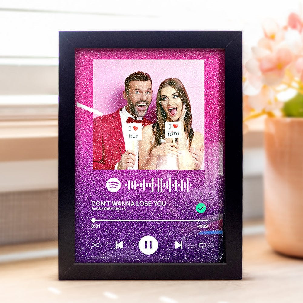 Custom Spotify Code Music Acrylic Plaque Frame Personalised Song
