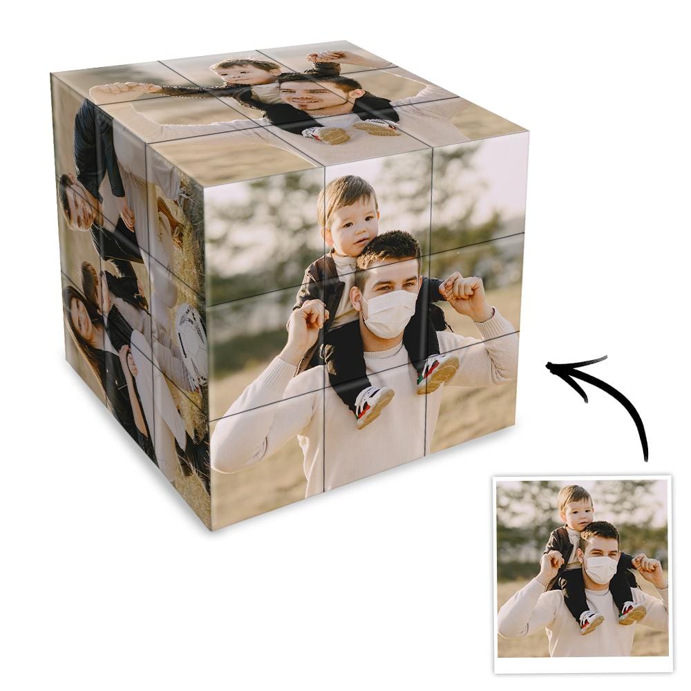 Photo Engraved Rubic's Cube Personalized Rubic's Cube