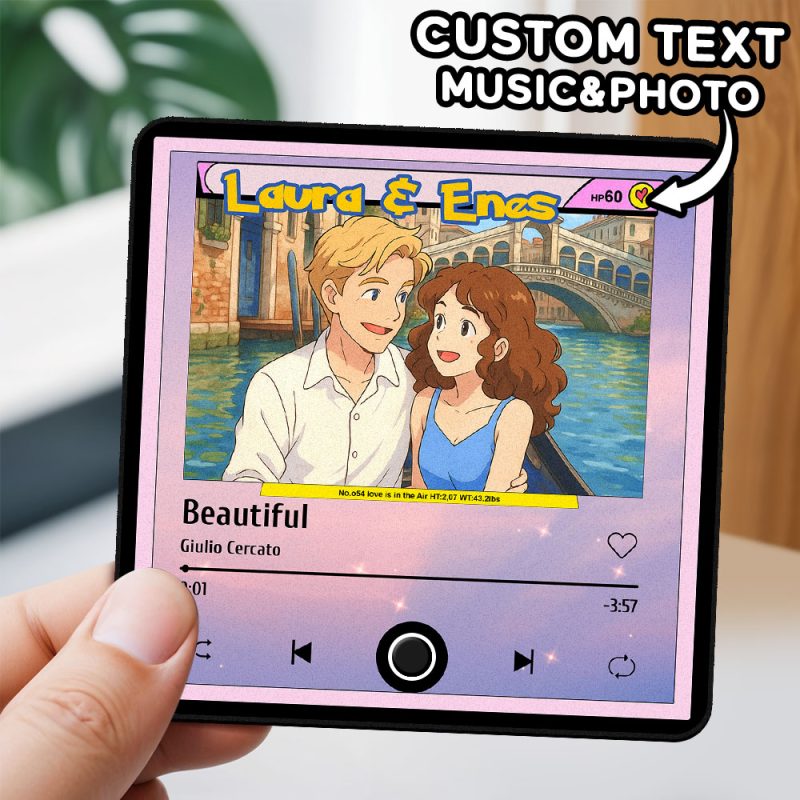 Personalized Photo Fridge Magnet Music Can Be Played Without Cell Phone Music Photo Fridge Magnet Decoration for LoverUS