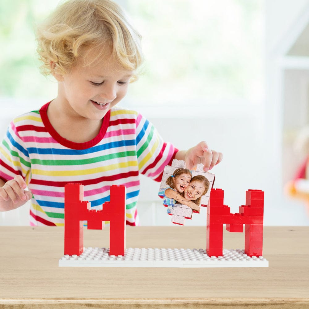 Personalized Mom Photo Building Brick Puzzles Photo Block Mother's Day Gifts - Image 2