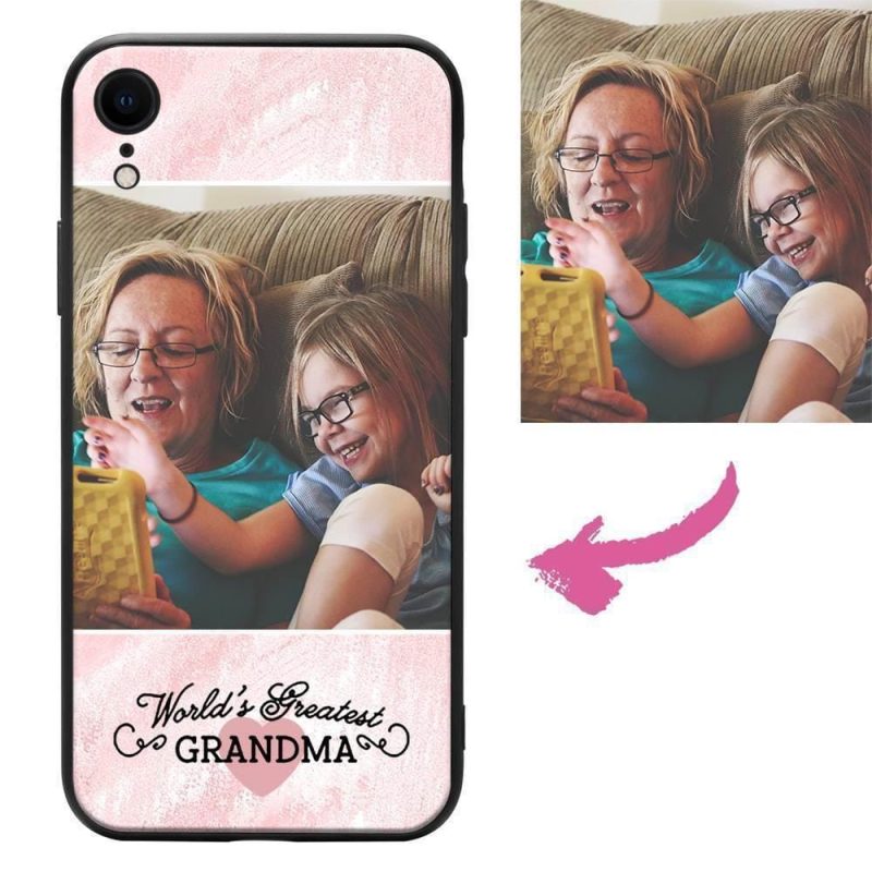 iPhoneXr Custom Grandma Photo Protective Phone Case