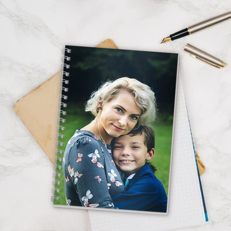 Photo Notebook Persoanlized Spiral Notepads Mother Child 14*21CM