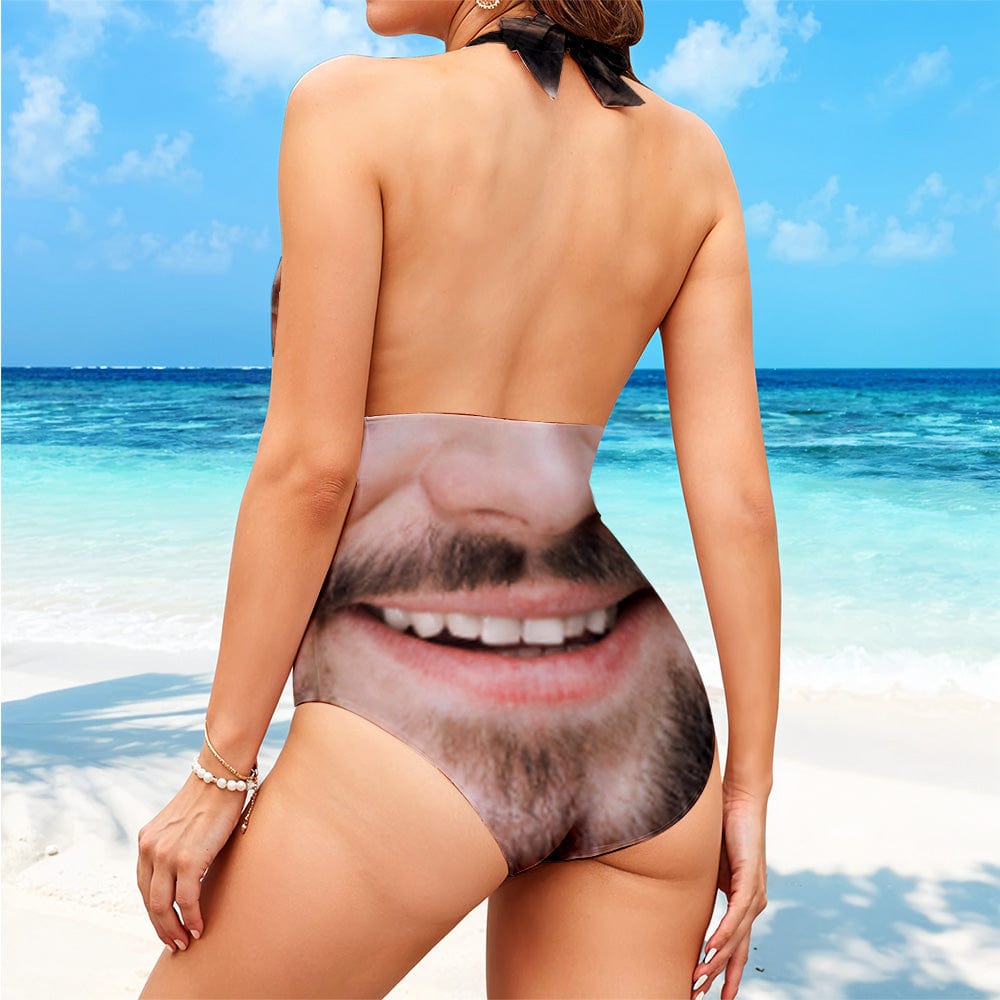 Custom Swimsuits With Face One Piece Bathing Suit Photo Swimsuit Funny Gifts for Girlfriend Wife - Image 3