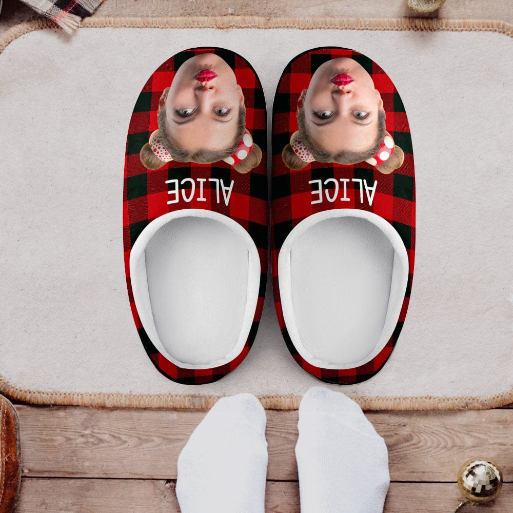 Custom Cotton Slippers Photo Slippers for Women's and Men's - Image 2