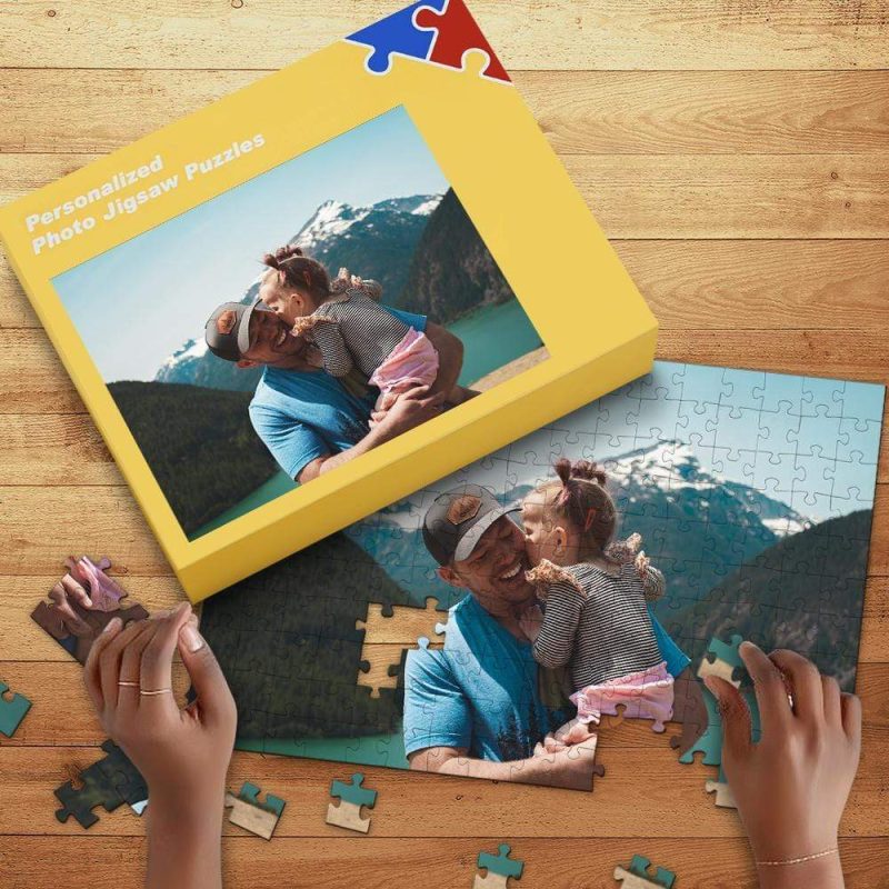 Custom Jigsaw Puzzle Gift For Dad 35-1000 Pieces