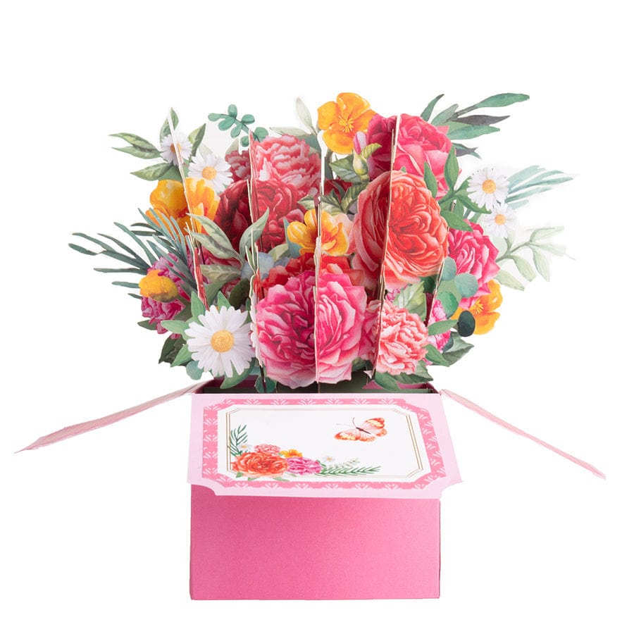 Carnation Flower Pop Up Card Mother's Day Card - Image 2