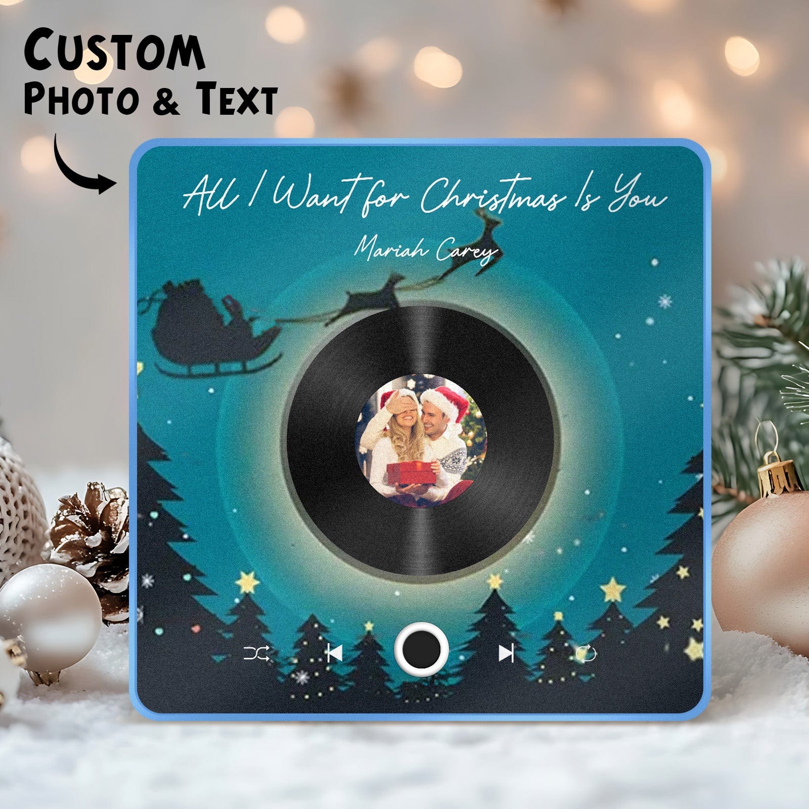 Customized Music Fridge Magnet Personalized Fridge Magnet Creative Christmas Gift - Image 2