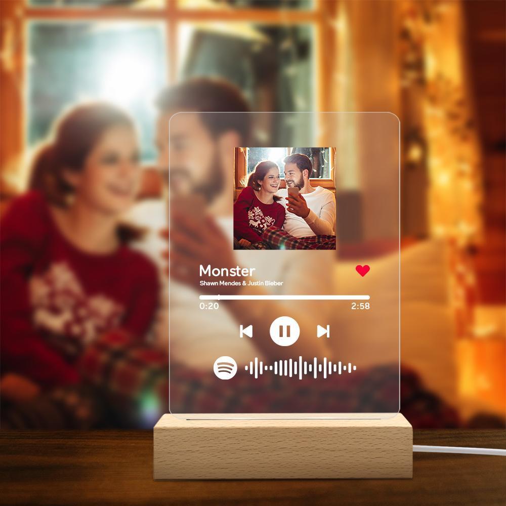 Custom Spotify Lamp Sympathy Gifts For Loss Of Mother - Image 2