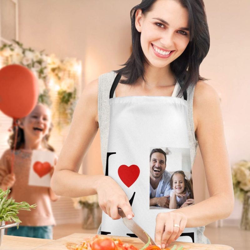 Mother’s Day Apron Personalized Photo Apron Gifts for Your Favorite Mom