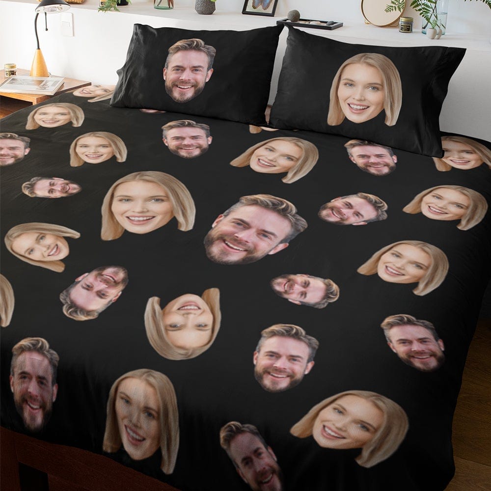 Custom Double Bedding Set Duvet Cover Custom Family Gifts - Image 2