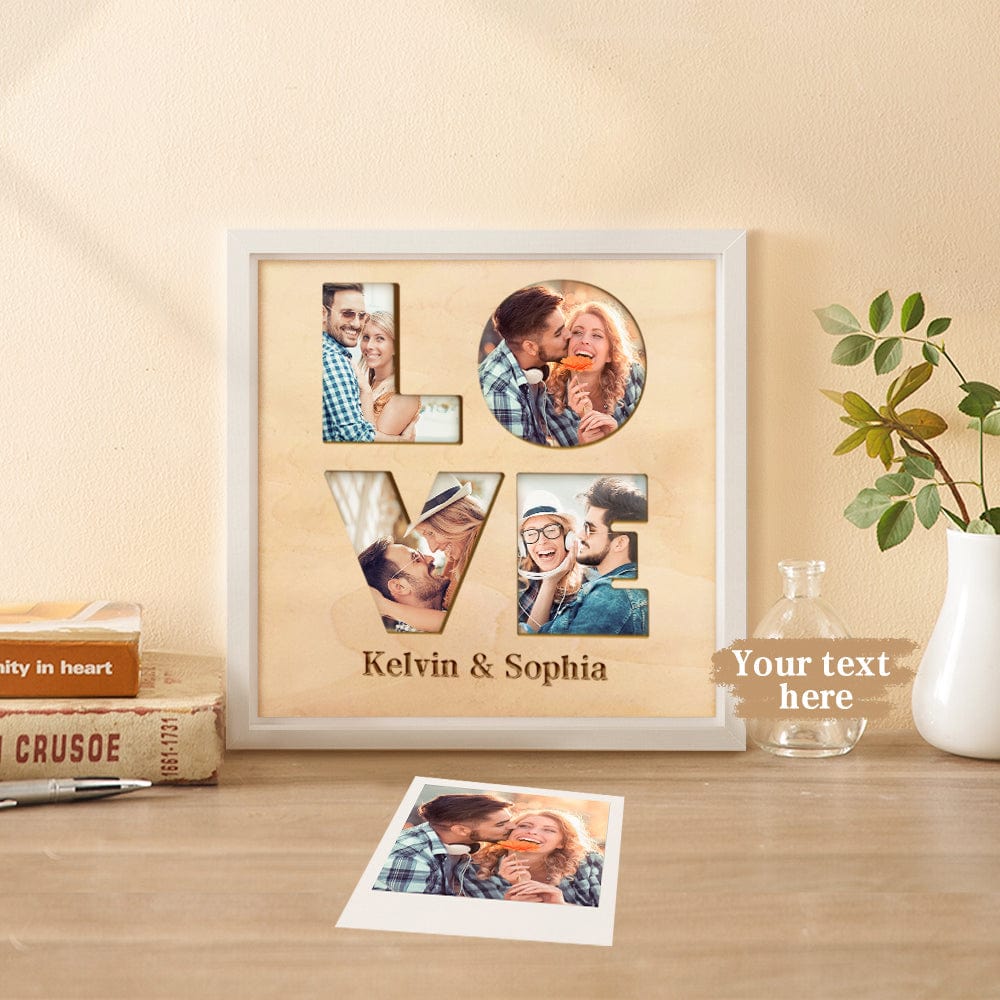Custom Collage Love Photo Tiles Personalized Photo Print Wall Art for Wedding Gift - Image 2