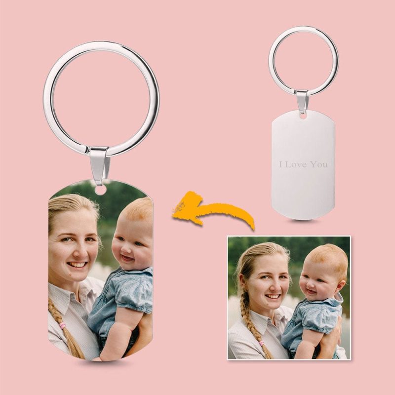 Mothers Day Keychain Photo Keychain Mother’s Day Gifts For Her