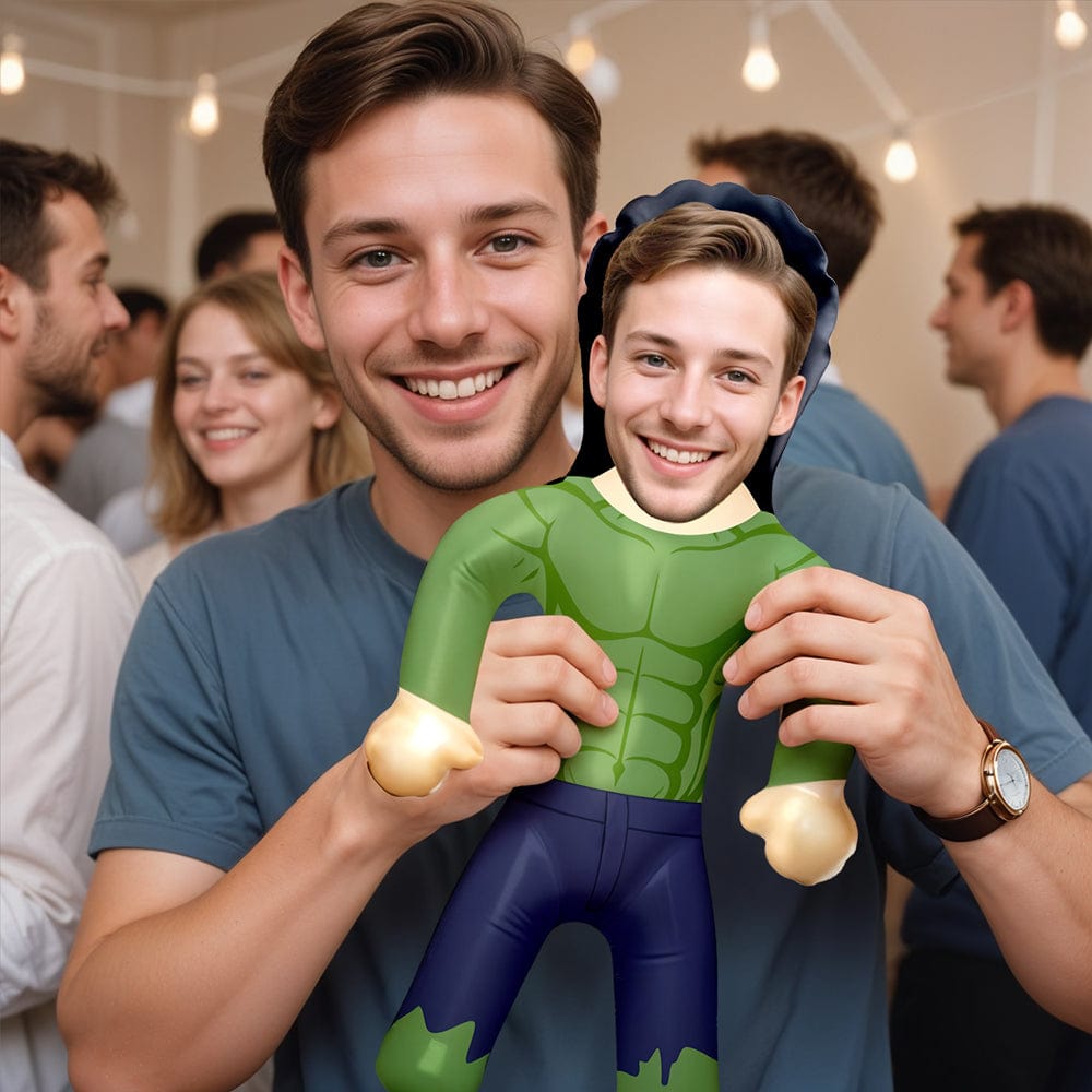 Superhero Inflatable Minime Balloon With Face Personalized Blow Up Dolls for Him/Kids - Image 2