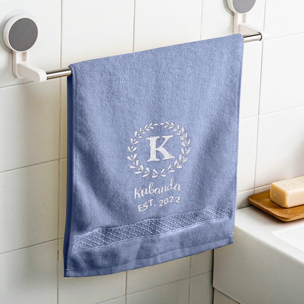 Custom Embroidered Towel Personalized Towel Gift for Lover - Image 2