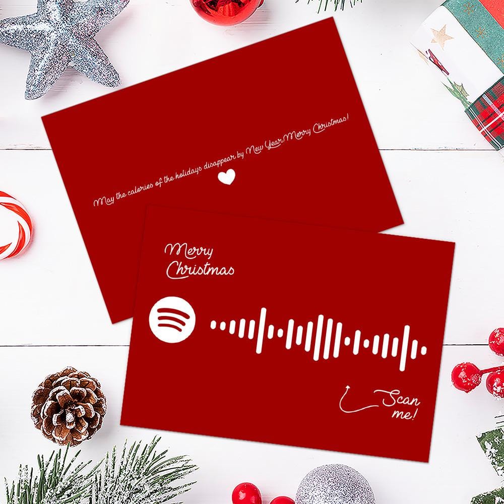 It's Beginning to Look a Lot like Christmas Spotify Code Music Greeting Card - Image 2
