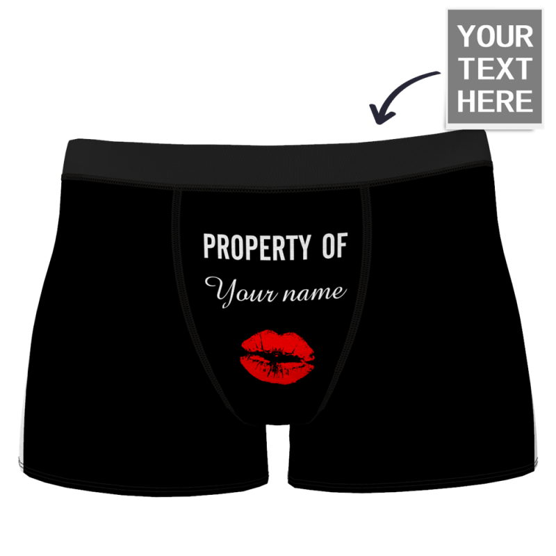 Long Distance Relationship Gift Custom Boxer Shorts For Boyfriend