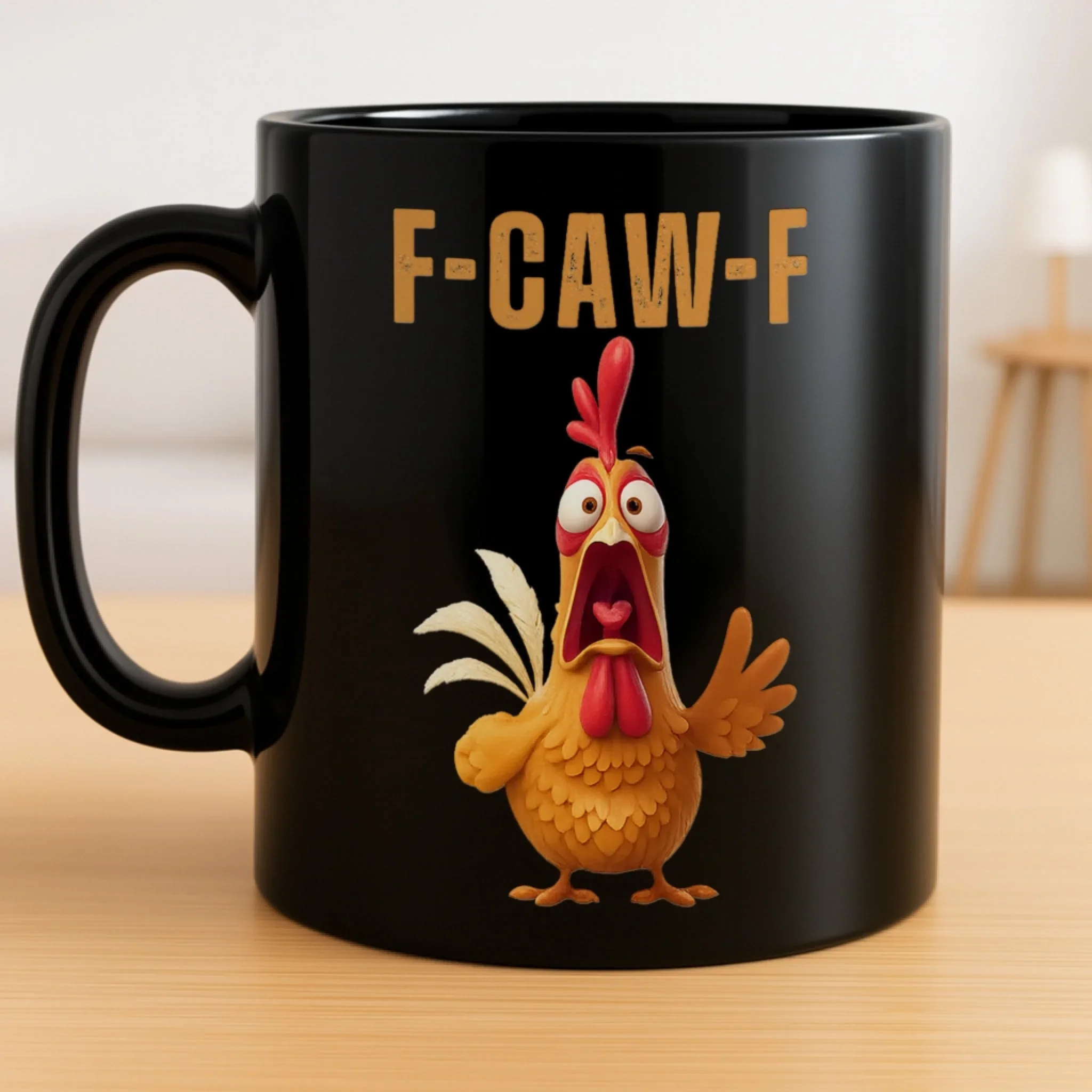 Custom Mug - Personalized Funny Gifts For Best Friends, Family, Coworker, Work Bestie - My Resting Squawk FaceUS