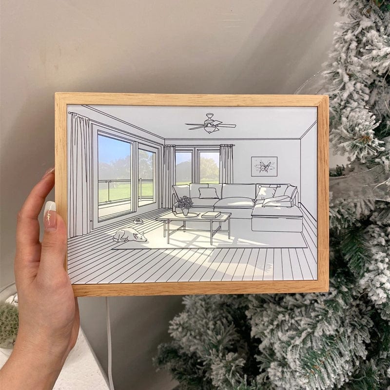 Painting Night Light Creative Sunshine Painting Lamp Home Decoration Gifts - Image 3