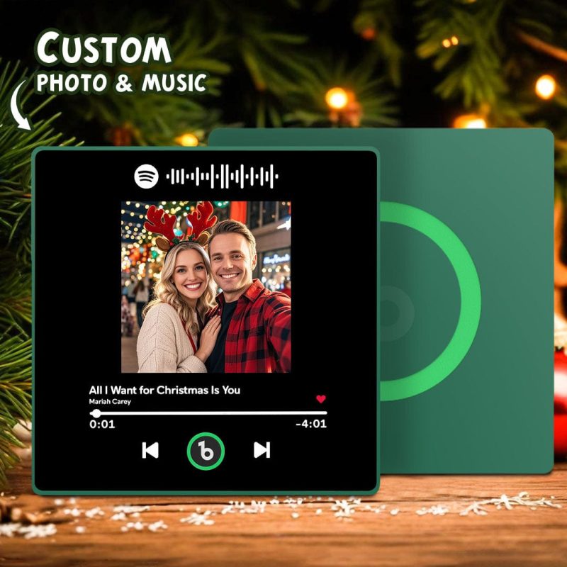 Custom Spotify Music & Photo Fridge Magnet FridgeBeats Pro Supports Bluetooth Connectivity