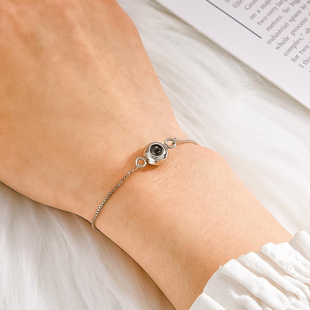 Personalized Beautiful Photo Projection Bracelet Sweet Cool Mother's Day Gift - Image 4