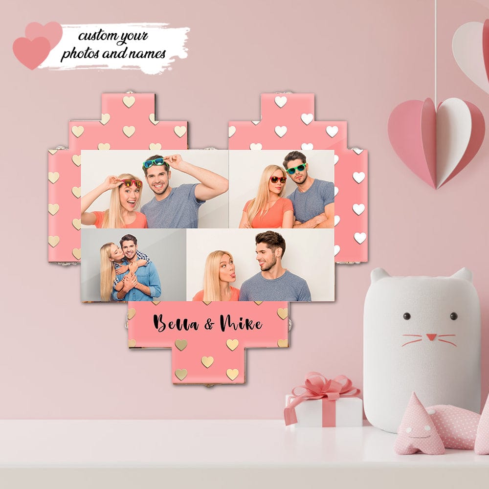 Personalized Picture Collage Photo Light Valentine Gifts for Wife Acrylic - Image 2