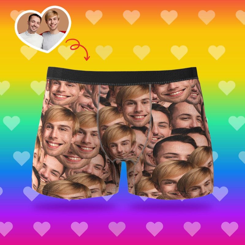 Face Boxer Shorts Crazy Gift LGBT Gifts For Him
