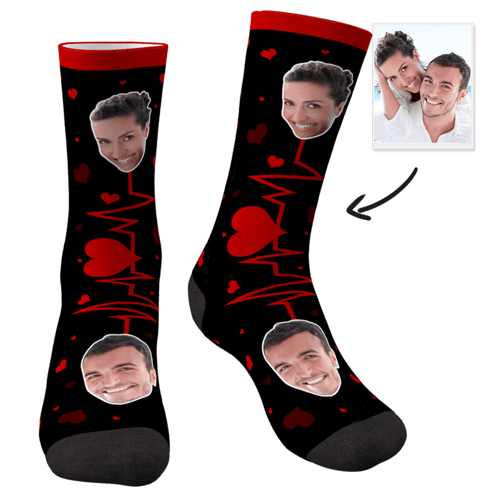 Photo Socks Christmas Gift Long Distance Relationship Gift Christmas Gift - Image 2