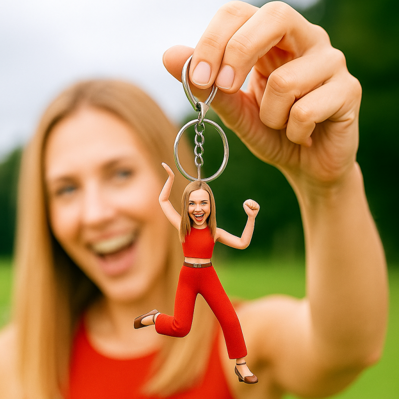 Face Only Custom Twistable Mini Me Ketchain/Doll Fun Gifts for Best Friends/Classmates